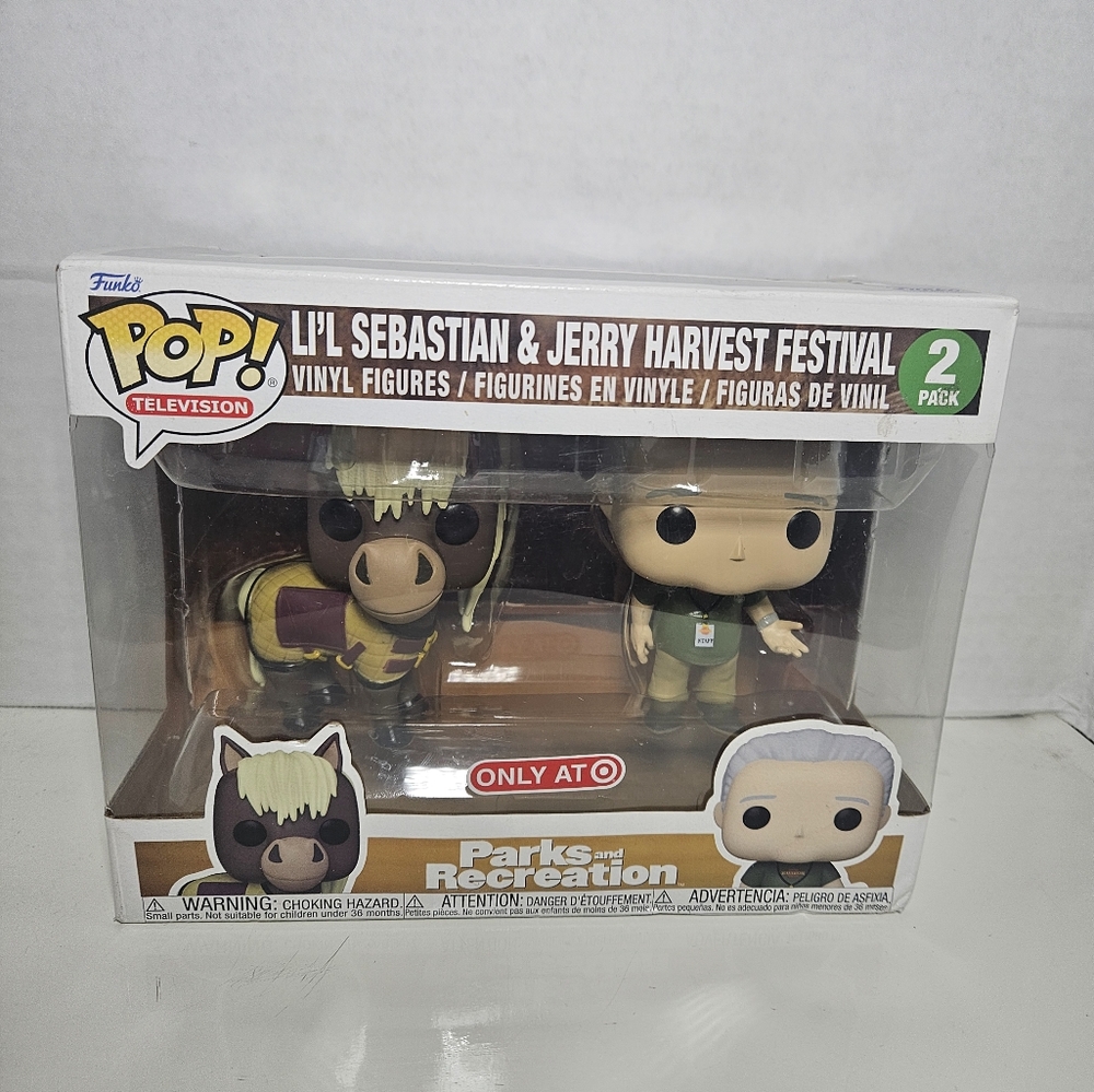 Funko Pop!  Li'l Sebastian and Jerry Harvest Festival Parks and Recreation 2Pack